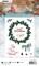 Studio Light SL Clear Stamp Christmas Wreath Sending Joy 105x148mm nr.55
